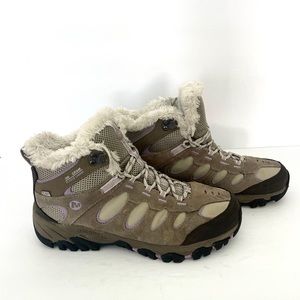 Women’s Merrell Ridgepass Mid Waterproof Brindle/ Seafog Hikers Size 10